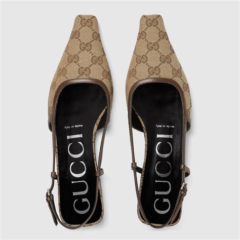 gucci baby ballet flat|women's gg slingback ballet flat.